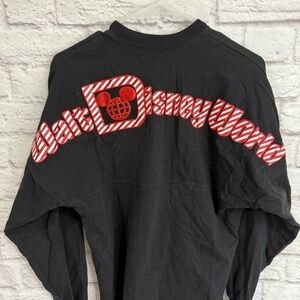 Walt Disney World Candy Cane RARE Spirit Jersey womens XS Christmas